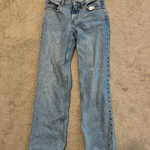 Abercrombie & Fitch 90s Mid Rise Straight Jean Curve Love 25S